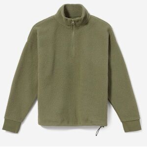 Everlane Women’s Quarter Zip-Up Sweater